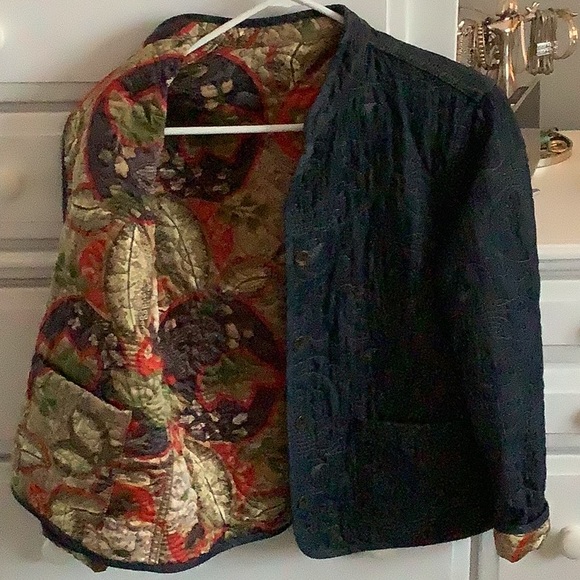 CHICO’S Denim reversible jacket - Picture 1 of 1